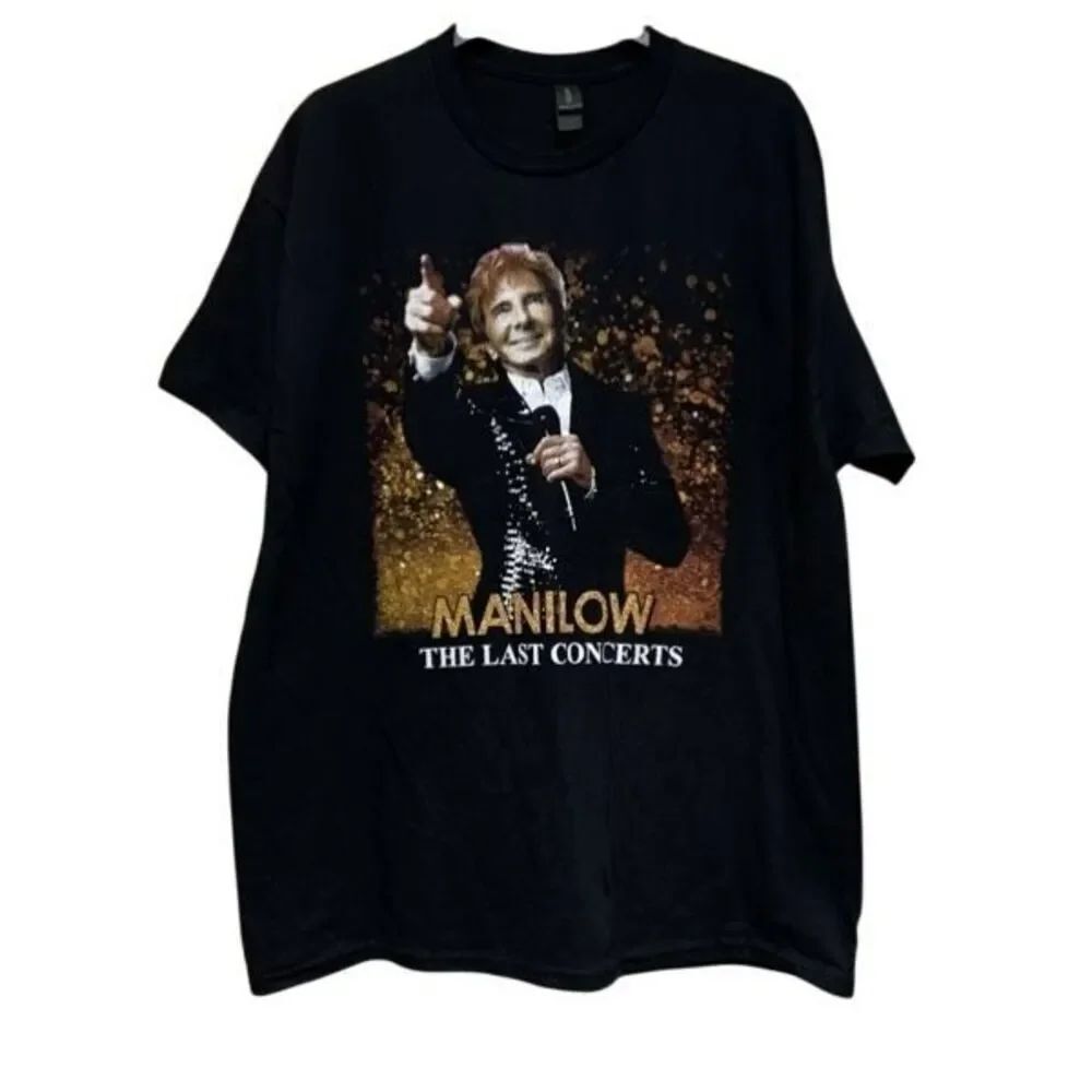 Barry Manilow The Last Concert Tour 2025 Size XL T-Shirt